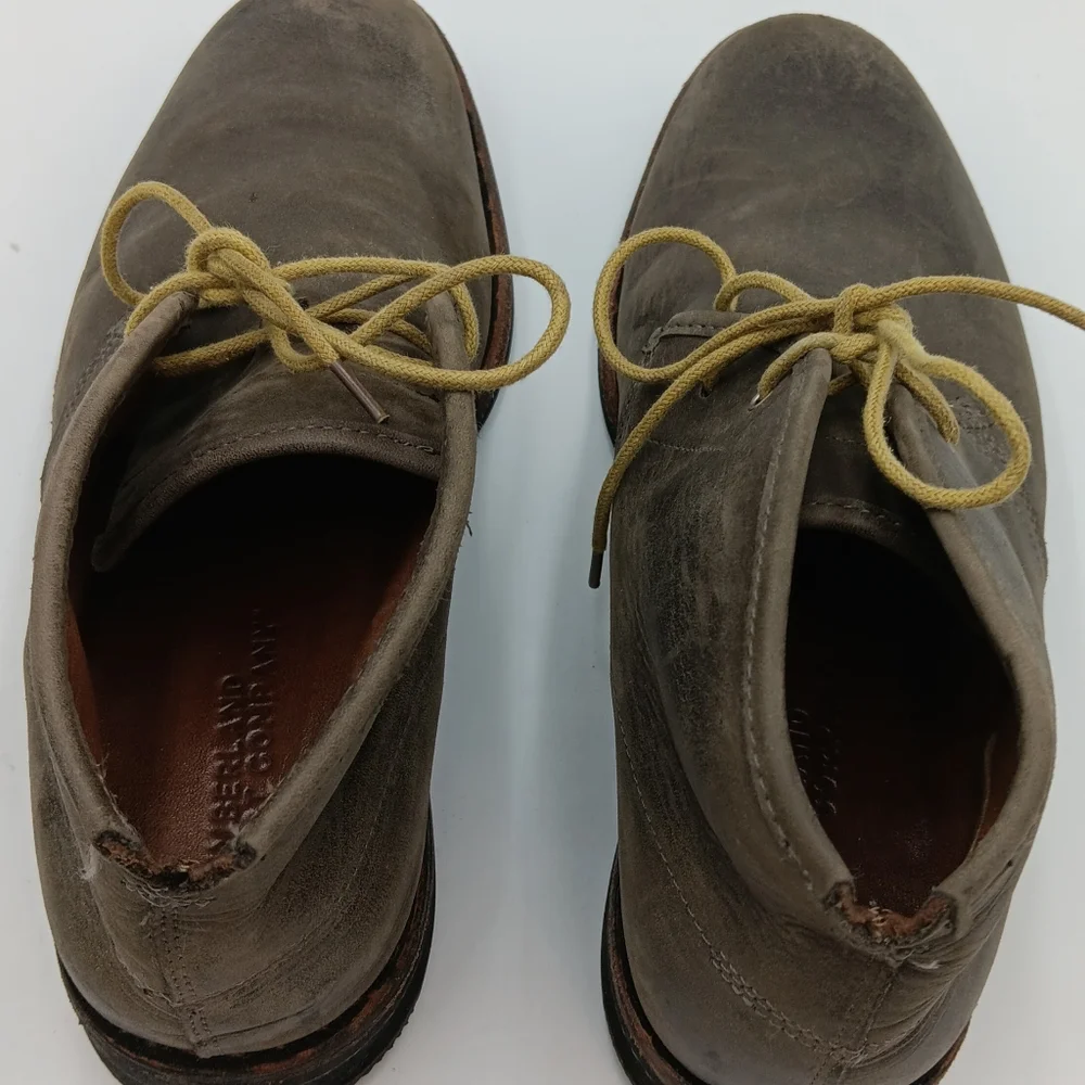 Timberland Boots Mens Size 7 Wodehouse Chukka Distress Leather Shoes